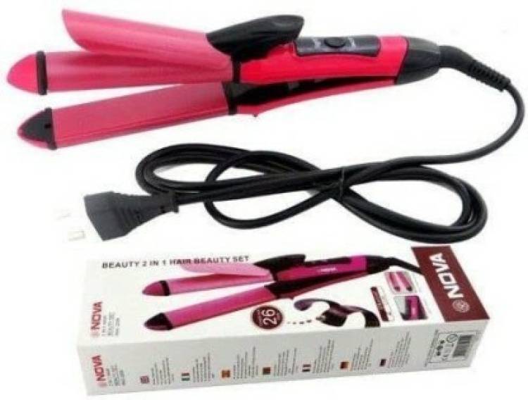 aar bee world 2 in 1 hair curler& straightener PINK 2009 NHC HAIR STRAIGHT & CURLY Hair Straightener Price in India