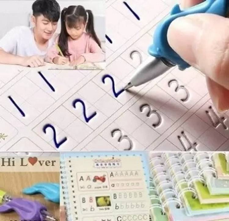 ALORNOR Tracing Book, Magic Calligraphy Copybook Set Practical Reusable Writing Tool
