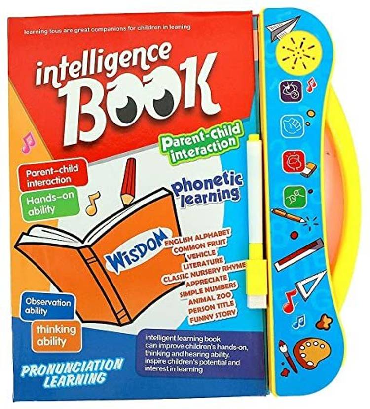 Mobclixs Musical English Educational Phonetic Learning Book in Study Book for Kids