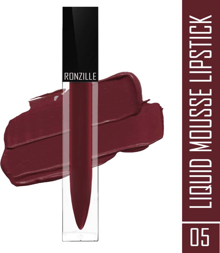 RONZILLE Weightless Liquid mousse Lipstick Infused with Vitamin E -05 Price in India