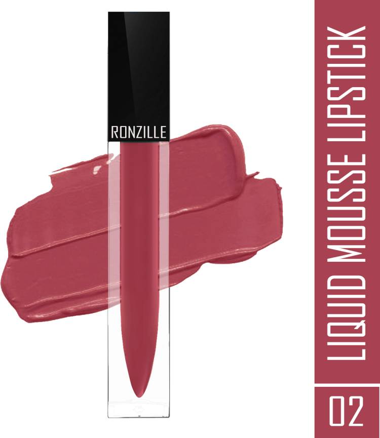 RONZILLE Weightless Liquid mousse Lipstick Infused with Vitamin E -02 Price in India