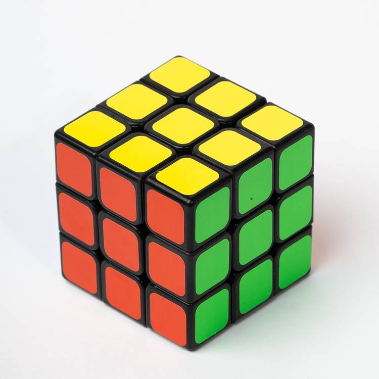 SAGONAA High Speed Stickerless Rubic Cube 3x3x3 for kids |Magic Cube (1 Pieces)