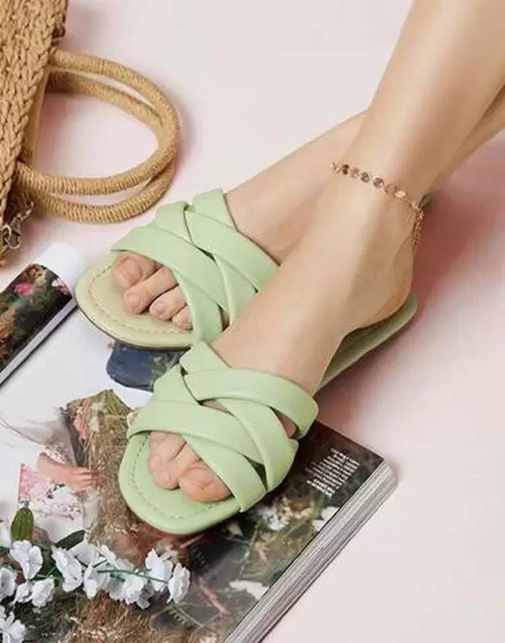 Women Beautiful Appearance Fashion Sandals Girls Flat Slipper For