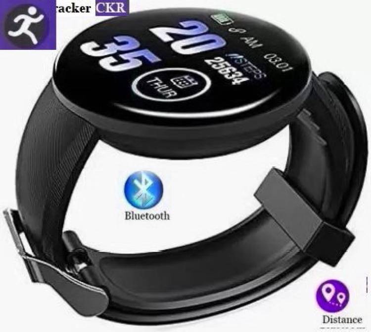 Bashaam PA1168 D18_MAX FITNESS TRACKER BLUETOOTH SMART WATCH BLACK(PACK OF 1) Smartwatch Price in India