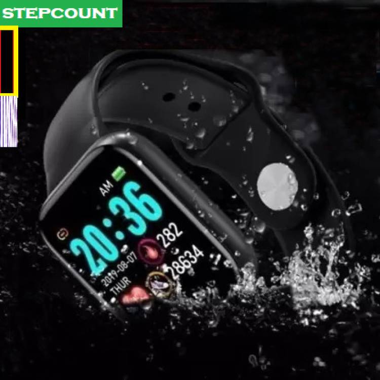 Bygaura H1341_Y68 PRO HEART RATE SMARTWATCH BLACK (PACK OF 1) Smartwatch Price in India