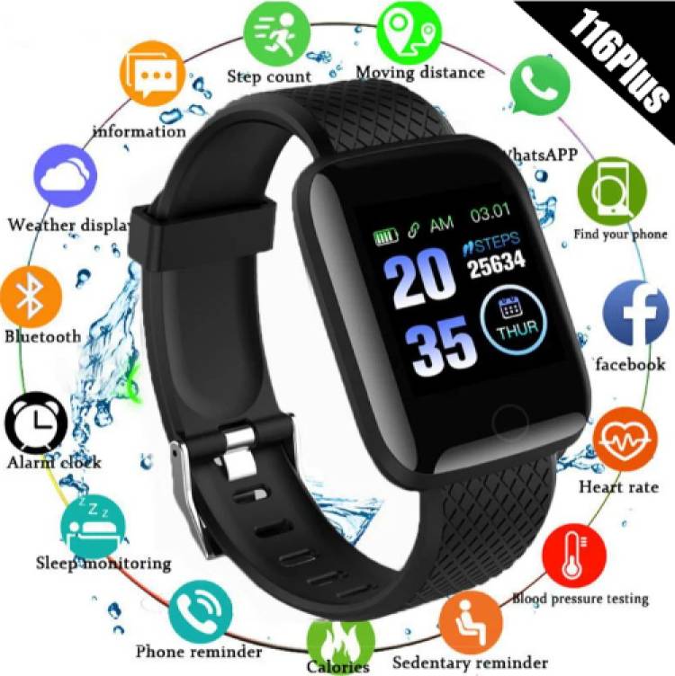 SYARA ATY_577D_D13/ID116 SMARTWACH WITH FITNESS TRACKER SLEEP MONITOR FOR MEN WOMEN Smartwatch Price in India