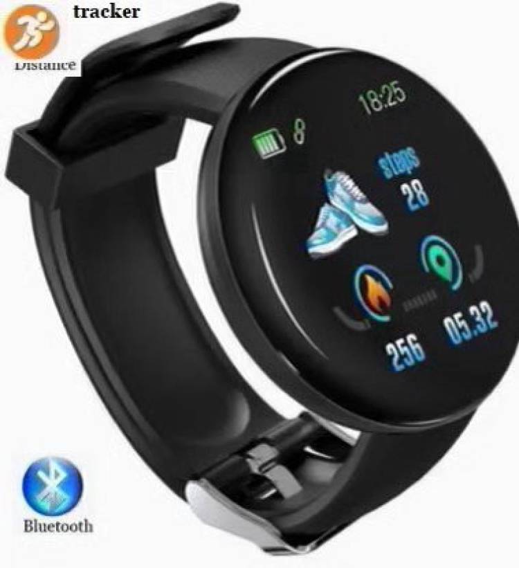 Stybits PA741 D18_PLUS SLEEP TRACKER HEART RATE SMART WATCH BLACK(PACK OF 1) Smartwatch Price in India
