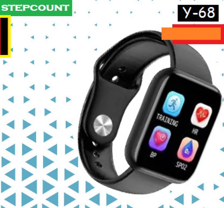 Bygaura H554_Y68 ADVANCED CALORIES COUNT SMARTWATCH BLACK (PACK OF 1) Smartwatch Price in India