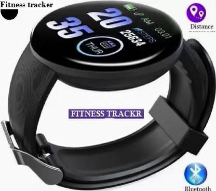 Bashaam PA190 D18_MAX FITNESS TRACKER STEP COUNT SMART WATCH BLACK(PACK OF 1) Smartwatch Price in India