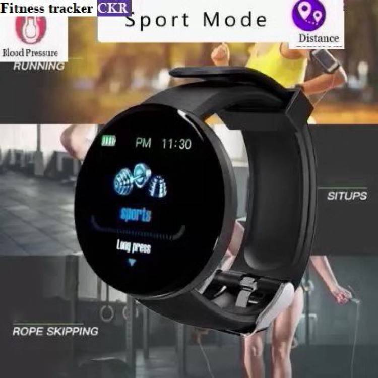 Jocoto PA277 D18_LATEST FITNESS TRACKER HEART RATE SMART WATCH BLACK(PACK OF 1) Smartwatch Price in India