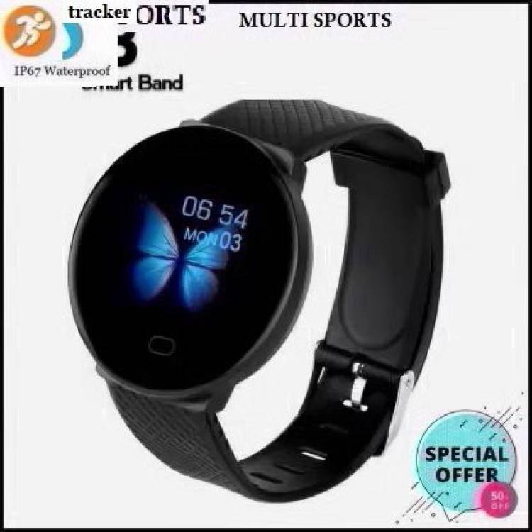 Stybits PA948 D18_ADVANCE SLEEP TRACKER BLUETOOTH SMART WATCH BLACK(PACK OF 1) Smartwatch Price in India