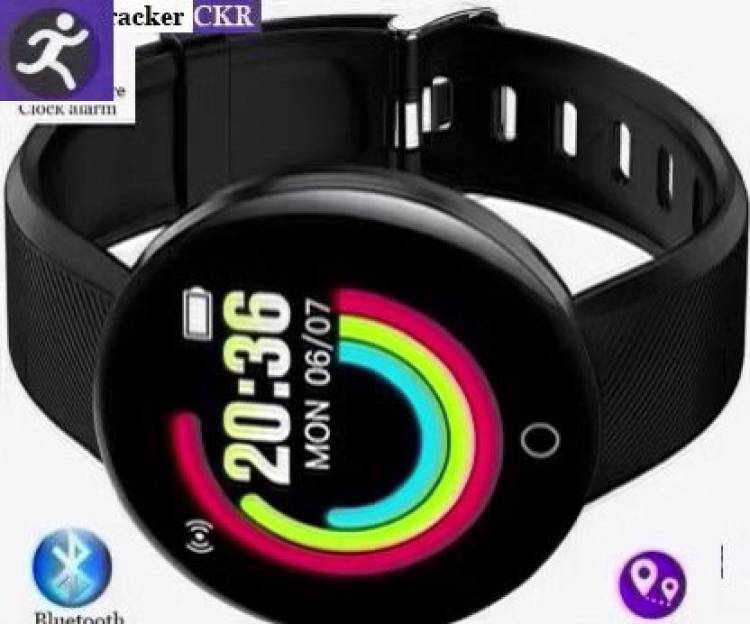 Stybits PA1022 D18_PRO ACTIVITY TRACKER STEP COUNT SMART WATCH BLACK(PACK OF 1) Smartwatch Price in India