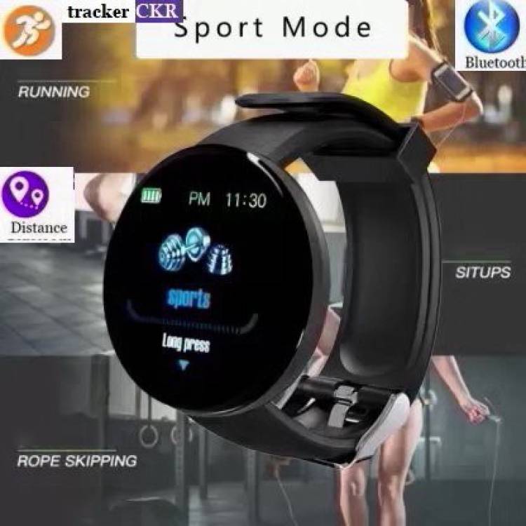 Bydye PA791 D18_ULTRA ACTIVITY TRACKER MULTI SPORTS SMART WATCH BLACK(PACK OF 1) Smartwatch Price in India