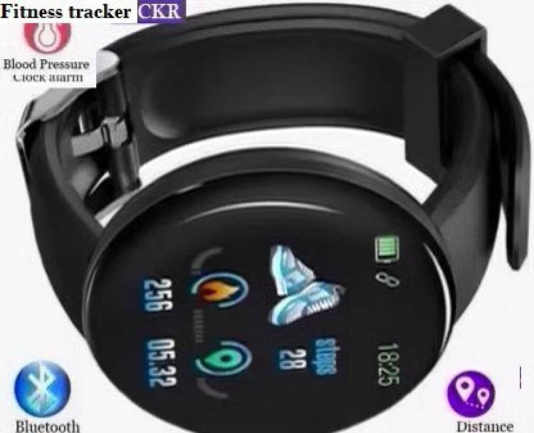 Stybits PA43 D18_LATEST FITNESS TRACKER MULTI SPORTS SMART WATCH BLACK(PACK OF 1) Smartwatch Price in India