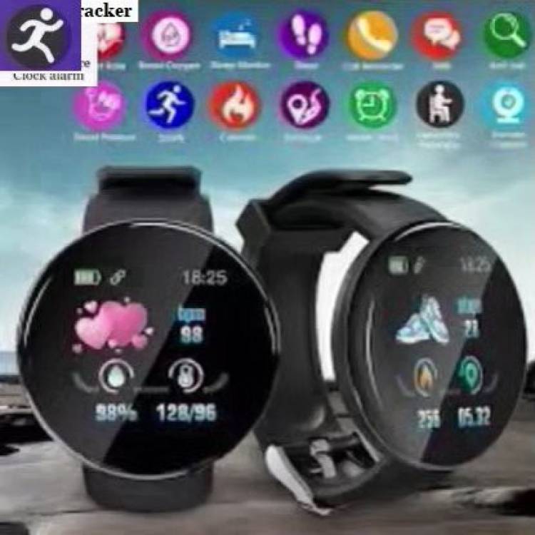 Stybits PA1295 D18_ULTRA ACTIVITY TRACKER MULTI SPORTS SMART WATCH BLACK(PACK OF 1) Smartwatch Price in India