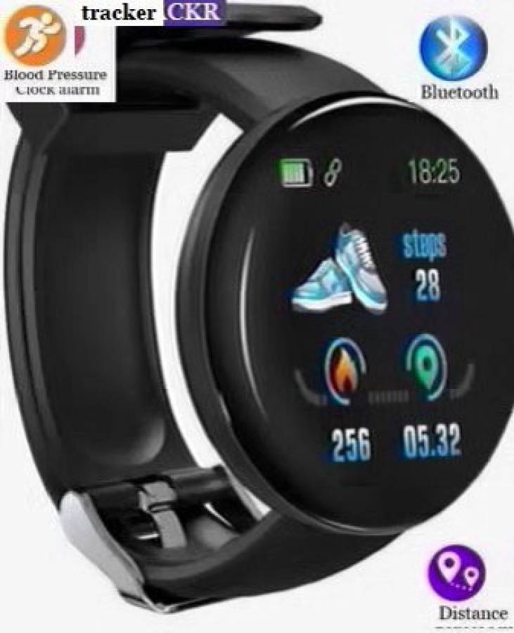 Bymaya PA656 D18_PRO ACTIVITY TRACKER BLUETOOTH SMART WATCH BLACK(PACK OF 1) Smartwatch Price in India