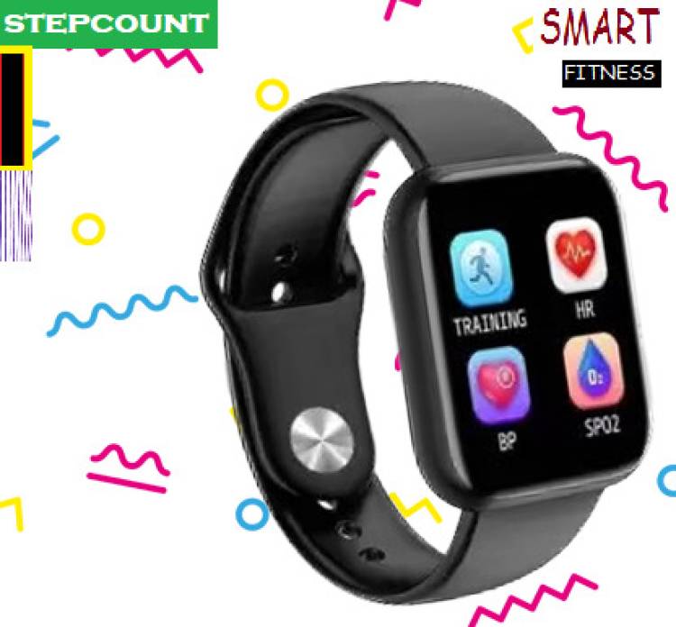 Bygaura H1024_Y68 ADVANCED STEP COUNT SMARTWATCH BLACK (PACK OF 1) Smartwatch Price in India