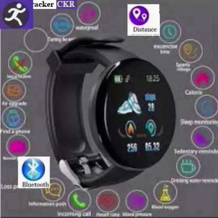 Stybits PA1232 D18_PRO ACTIVITY TRACKER BLUETOOTH SMART WATCH BLACK(PACK OF 1) Smartwatch Price in India