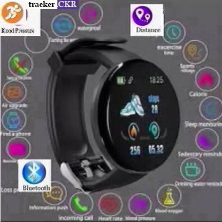 Bymaya PA684 D18_ADVANCE SLEEP TRACKER BLUETOOTH SMART WATCH BLACK(PACK OF 1) Smartwatch Price in India