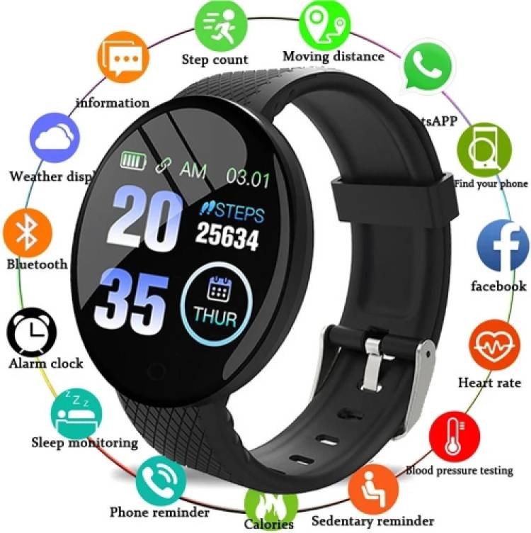 FRONY ATY_586A_D18 SMARTWACH WITH FITNESS TRACKER SLEEP MONITOR FOR MEN WOMEN Smartwatch Price in India