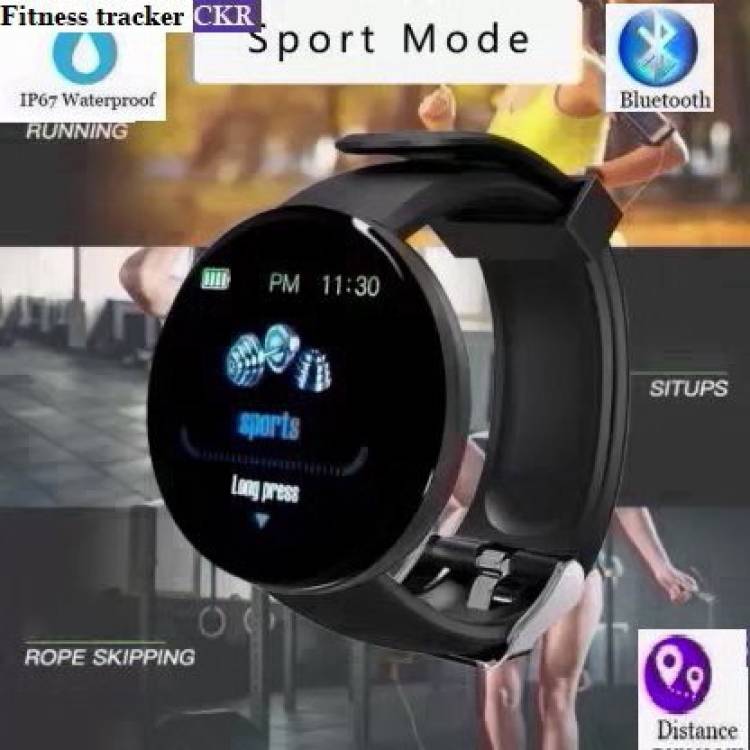 Actariat PA429 D18_PLUS SLEEP TRACKER HEART RATE SMART WATCH BLACK(PACK OF 1) Smartwatch Price in India