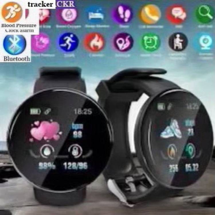 Actariat PA631 D18_LATEST FITNESS TRACKER MULTI SPORTS SMART WATCH BLACK(PACK OF 1) Smartwatch Price in India