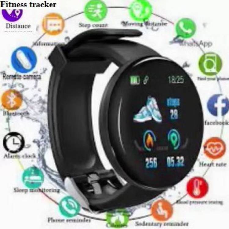 Bydye PA100 D18_MAX FITNESS TRACKER BLUETOOTH SMART WATCH BLACK(PACK OF 1) Smartwatch Price in India