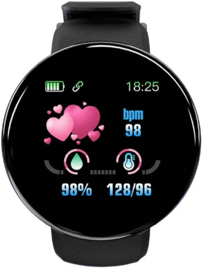 SYARA ATY_584A_D18 SMARTWACH WITH FITNESS TRACKER SLEEP MONITOR FOR MEN WOMEN Smartwatch Price in India
