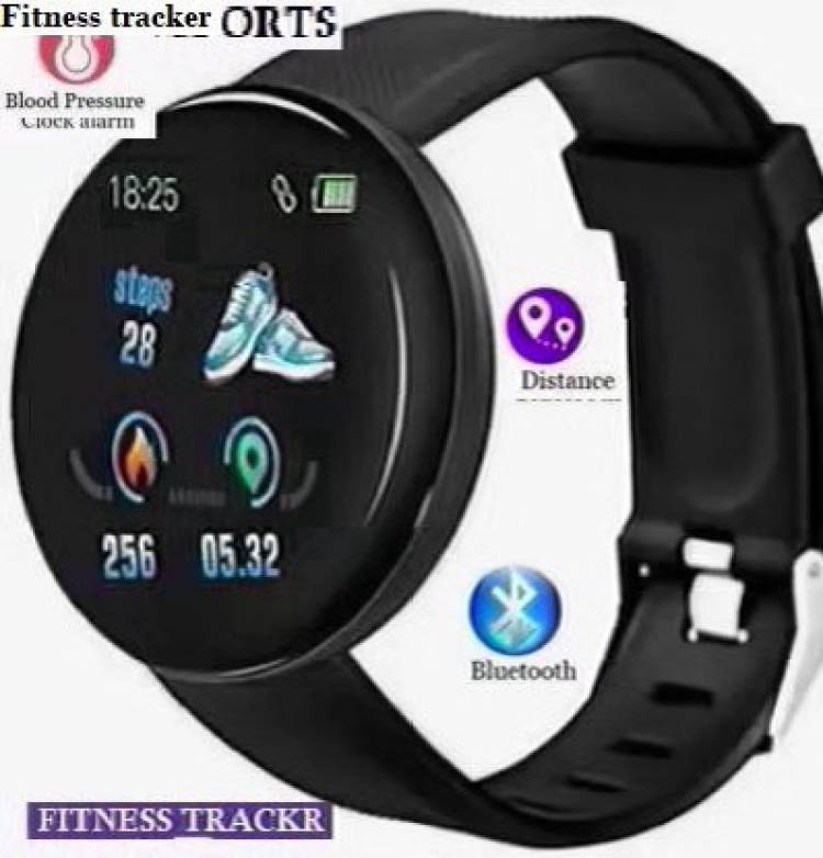 Jocoto PA53 D18_ULTRA ACTIVITY TRACKER HEART RATE SMART WATCH BLACK(PACK OF 1) Smartwatch Price in India