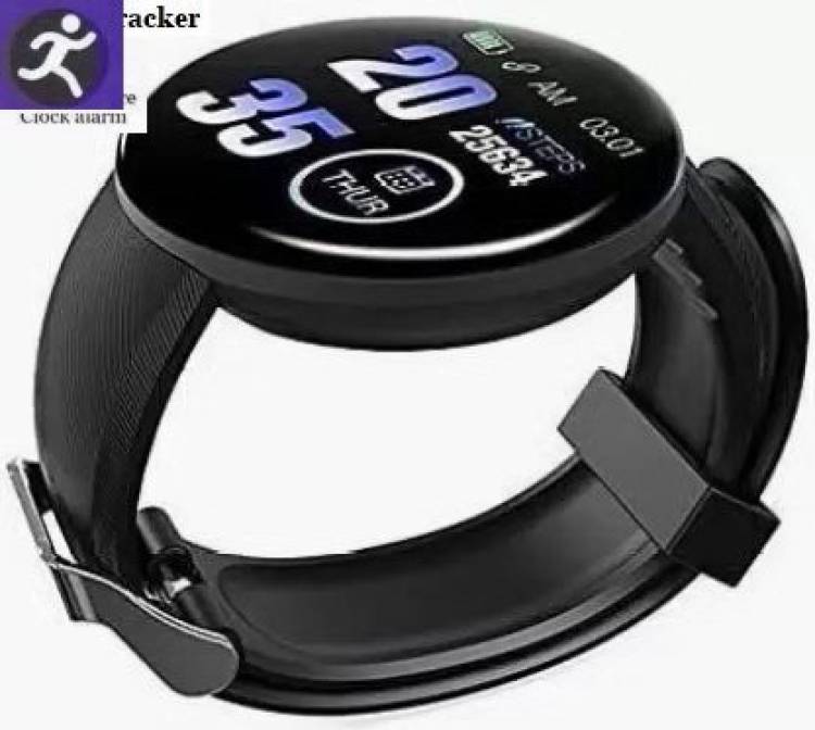 Actariat PA1196 D18_PRO ACTIVITY TRACKER BLUETOOTH SMART WATCH BLACK(PACK OF 1) Smartwatch Price in India