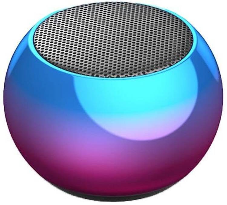 Unikn Mini Boost 4 Bluetooth Speaker | 4D Electroplating Round Steel Design 60 W Bluetooth Home Audio Speaker