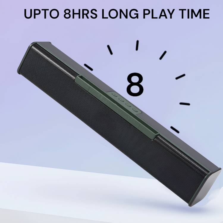 BXENO SoundMax 20W: High Bass, Long Battery, Portable Design & Crystal Clear Sound 20 W Bluetooth Soundbar