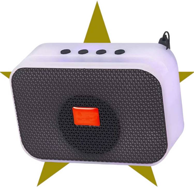 BXENO BassWave: 10W Bluetooth Speaker with High Bass, Extended Battery, and RGB Illumination 10 W Bluetooth Laptop/Desktop Speaker