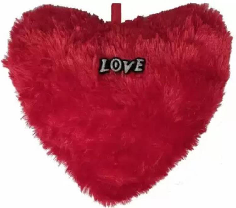 NV12 COLLECTIONS Red Color Heart Love Dil Soft Fur Stuffed For Gift