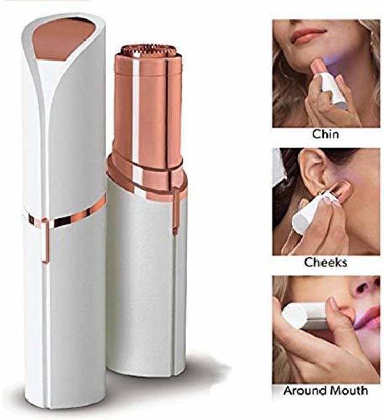 onliest Painless Face Hair Remover Upper Lip, Chin, Eyebrow Trimmer Cordless Epilator Price in India
