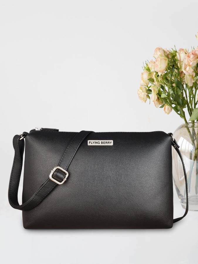 Black Women Sling Bag Price in India