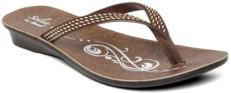 Paragon Women Brown Flats Price in India