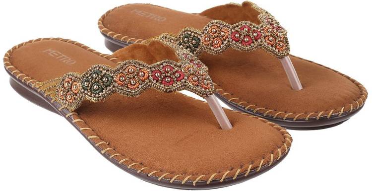 Women Multicolor Flats Sandal Price in India