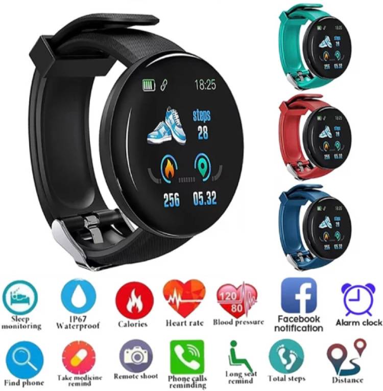 SYARA VGY222S_D18 SMARTWACH WITH FITNESS TRACKER SLEEP MONITOR FOR MEN WOMEN Smartwatch Price in India