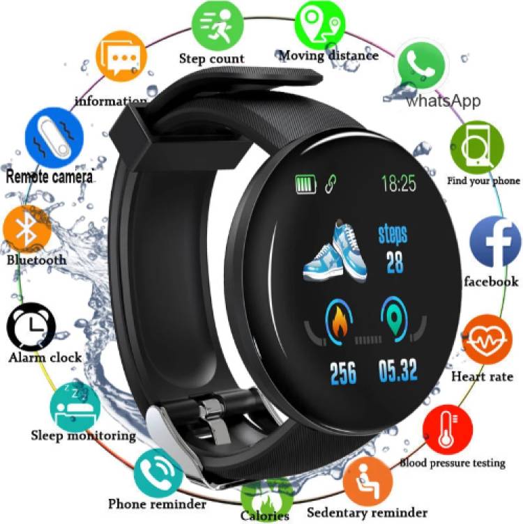 SYARA VGY215S_D18 SMARTWACH WITH FITNESS TRACKER SLEEP MONITOR FOR MEN WOMEN Smartwatch Price in India