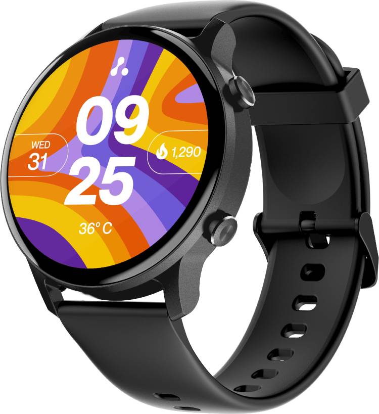 Ambrane Wise-Roam 2, 1.39" Full HD display BT calling and complete health tracking Smartwatch Price in India