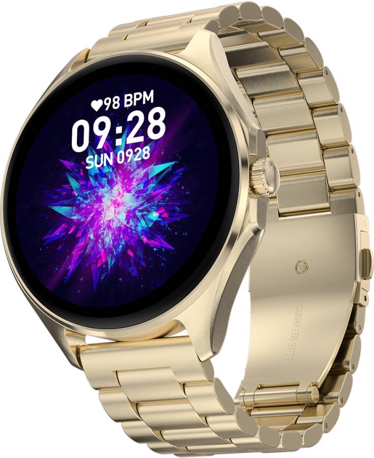 Fire-Boltt Apollo 3 Luxury Stainless Steel Smart Watch, 1.43" Super AMOLED, BT Calling Smartwatch Price in India