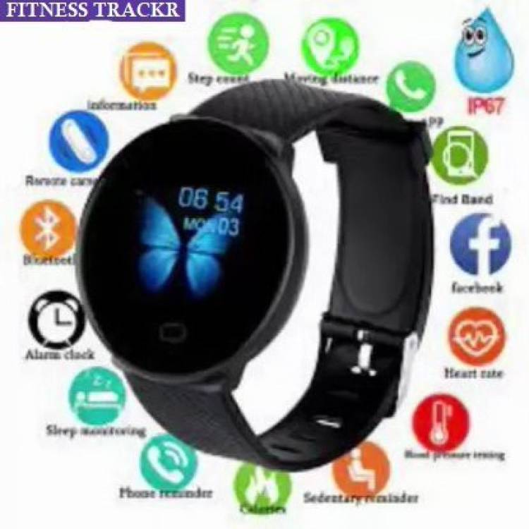 Jocoto A61 D18_ LASTEST FITNESS TRACKER MULTI FACES SMART WATCH BLACK (PACK OF 1) Smartwatch Price in India