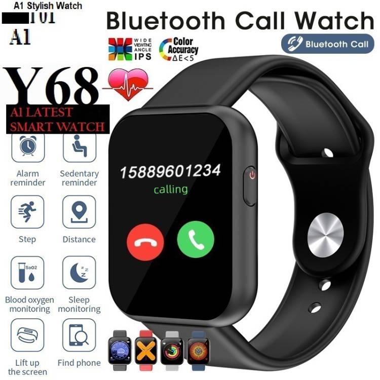 Bydye S215 D20_ULTRASTEP COUNT SLEEP TRACKER SMART WATCH BLACK(PACK OF 1) Smartwatch Price in India