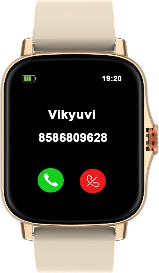 VIKYUVI VIKFIT MAX Bluetooth Calling & 1.69" HD, Metal Dial,150+ Watch Faces,30+Sports Smartwatch Price in India