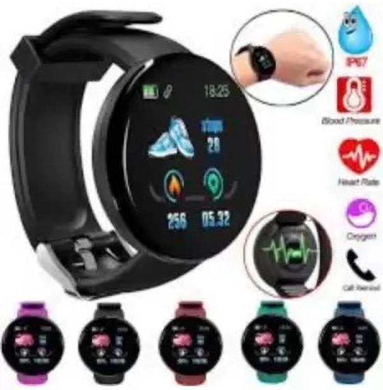 FOZZBY M218 D18 ADVANCE MULTI FACES BLUETOOTH SMART WATCH BLACK(PACK OF 1) Smartwatch Price in India