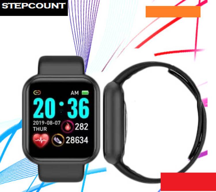 Actariat VX1588_Y68 ADVANCED STEP COUNT SMARTWATCH BLACK (PACK OF 1) Smartwatch Price in India