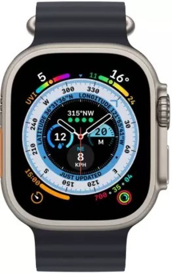 Ephemeral Smart-Watch 8 Ultra GPS + Cellular, 49mm Titanium Case Bluetooth Calling Watch Smartwatch Price in India