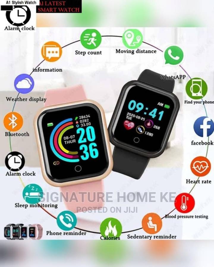 Jocoto S444 D20_ADVANCEHEART RATE BLUETOOTH SMART WATCH BLACK(PACK OF 1) Smartwatch Price in India