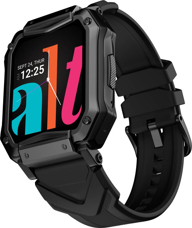alt Hustle, 1.65 HD Display, BT Calling, 100 Sports,300 Watchfaces Rugged Smartwatch Smartwatch Price in India